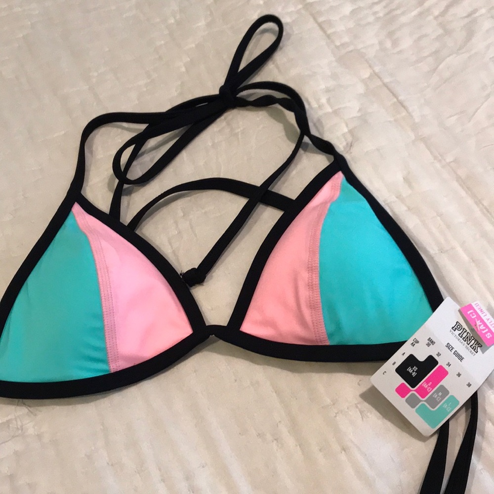 NWT Victoria Secret Pink bikini top. Size small